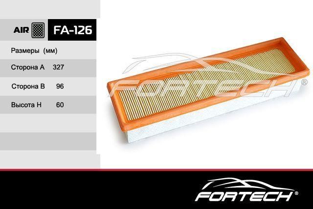 Fortech FA-126 Filtr powietrza FA126: Dobra cena w Polsce na 2407.PL - Kup Teraz!