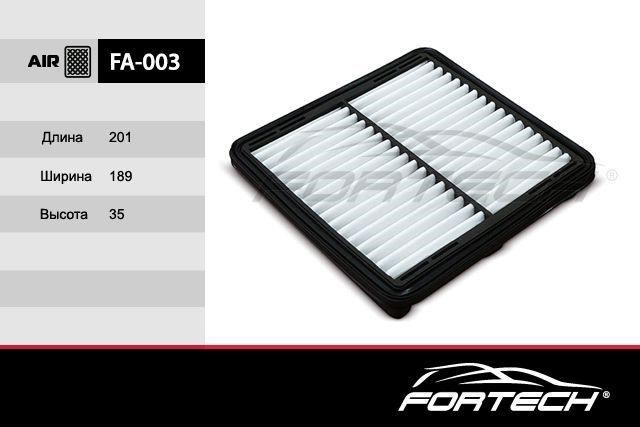 Fortech FA-003 Воздушный фильтр FA003: Отличная цена - Купить в Польше на 2407.PL!