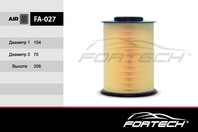Fortech FA-027 Filtr powietrza FA027: Dobra cena w Polsce na 2407.PL - Kup Teraz!