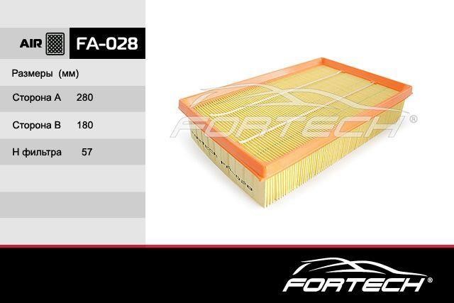Fortech FA-028 Filtr powietrza FA028: Dobra cena w Polsce na 2407.PL - Kup Teraz!