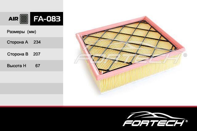 Fortech FA-083 Air filter FA083: Buy near me in Poland at 2407.PL - Good price!