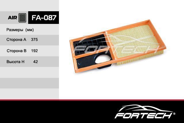 Fortech FA-087 Filtr powietrza FA087: Dobra cena w Polsce na 2407.PL - Kup Teraz!