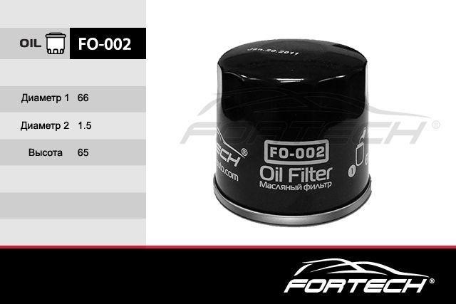 Fortech FO-002 Oil Filter FO002: Buy near me in Poland at 2407.PL - Good price!