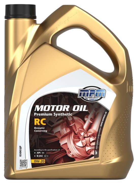 MPM Oil 05005JP Моторное масло MPM Oil Premium Synthetic RC 0W-20, 5л 05005JP: Отличная цена - Купить в Польше на 2407.PL!