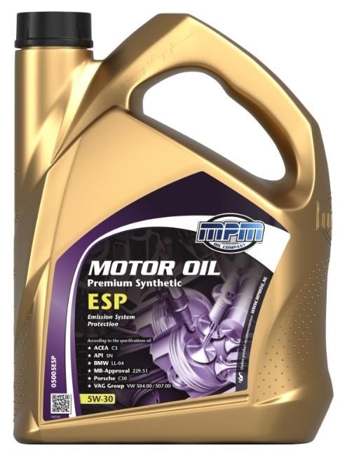 MPM Oil 05005ESP Моторное масло MPM Oil Premium Synthetic ESP 5W-30, 5л 05005ESP: Отличная цена - Купить в Польше на 2407.PL!