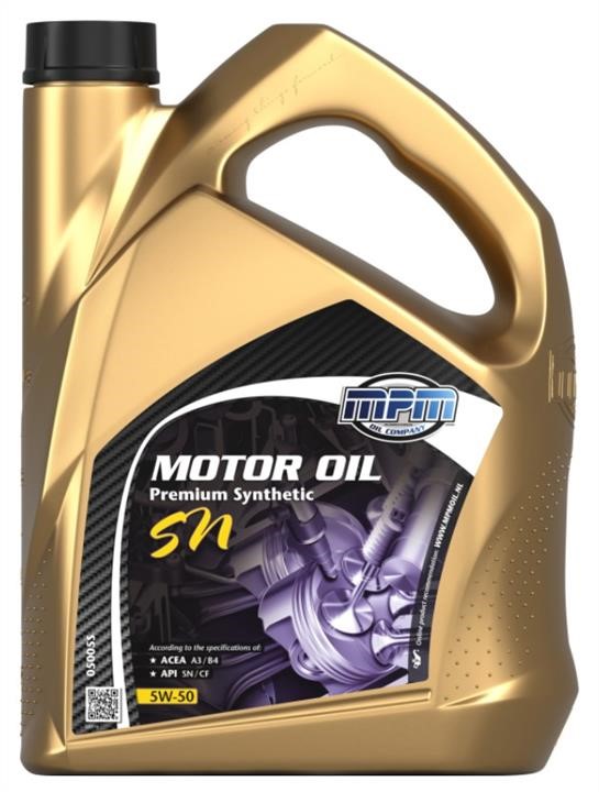 MPM Oil 05005S Motoröl MPM Oil Premium Synthetic SN 5W-50, 5L 05005S: Kaufen Sie zu einem guten Preis in Polen bei 2407.PL!