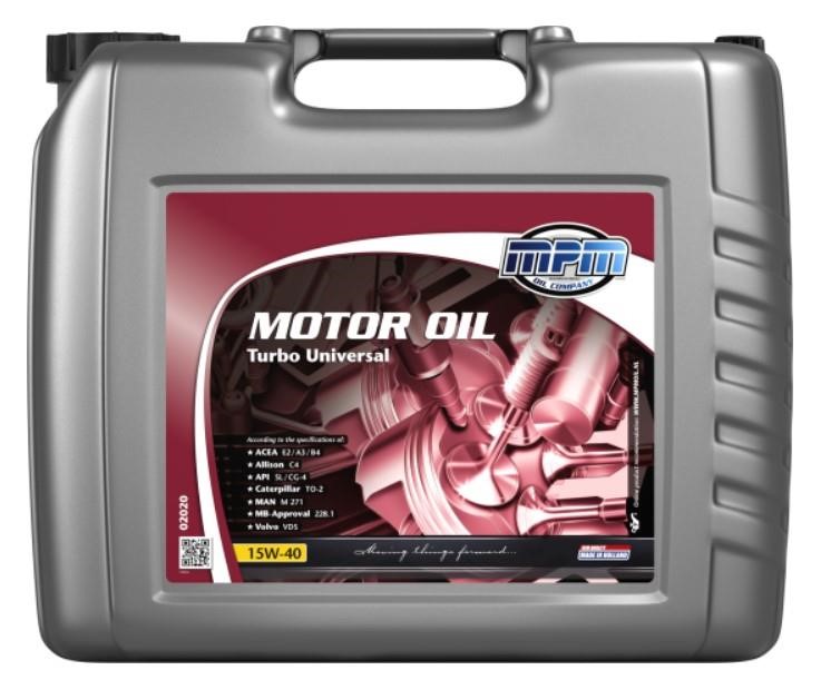 MPM Oil 02020 Motoröl MPM Oil Turbo Universal 15W-40, 20L 02020: Kaufen Sie zu einem guten Preis in Polen bei 2407.PL!