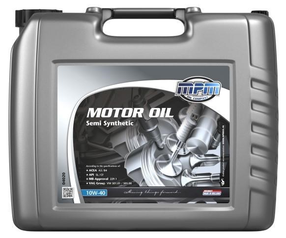 MPM Oil 04020 Engine oil MPM Oil Semi Synthetic 10W-40, 20L 04020: Buy near me at 2407.PL in Poland at an Affordable price!