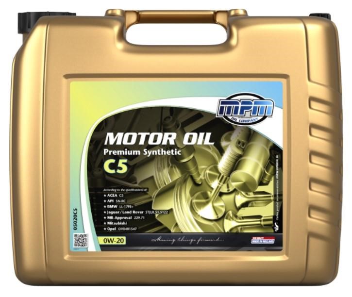 MPM Oil 05020C5 Engine oil MPM Oil Premium Synthetic C 0W-20, 20L 05020C5: Buy near me at 2407.PL in Poland at an Affordable price!