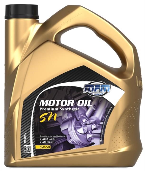 MPM Oil 05004S Моторна олива MPM Oil Premium Synthetic SN 5W-50, 4л 05004S: Приваблива ціна - Купити у Польщі на 2407.PL!