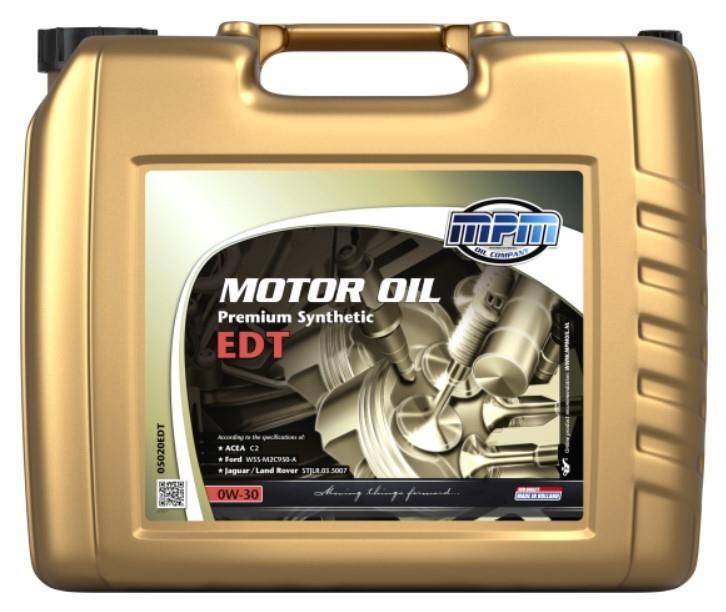 MPM Oil 05020EDT Моторное масло MPM Oil Premium Synthetic EDT Ford 0W-30, 20л 05020EDT: Отличная цена - Купить в Польше на 2407.PL!