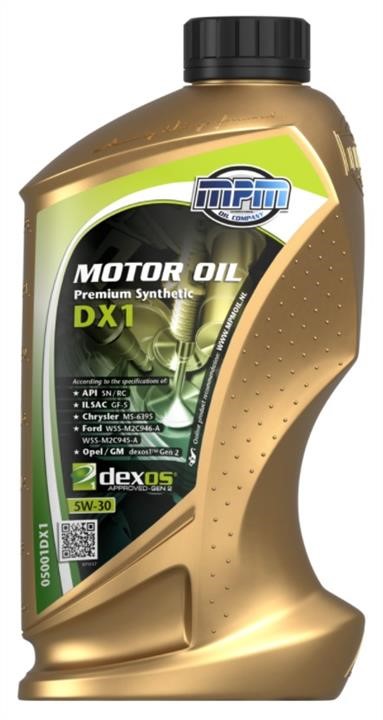 MPM Oil 05001DX1 Моторное масло MPM Oil Premium Synthetic GM Dexos1 5W-30, 1л 05001DX1: Отличная цена - Купить в Польше на 2407.PL!