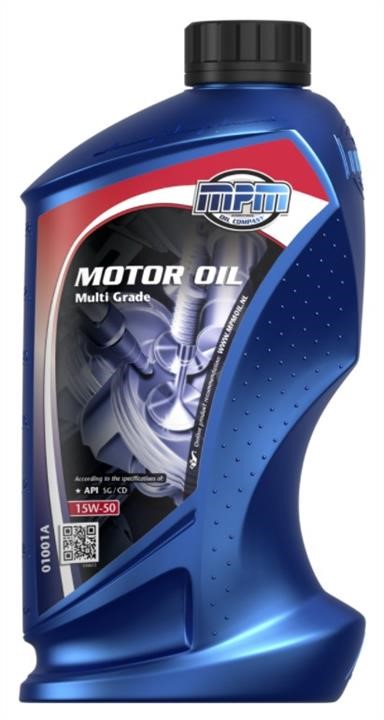 MPM Oil 01001A Engine oil MPM Oil Multi Grade 15W-50, 1L 01001A: Buy near me at 2407.PL in Poland at an Affordable price!
