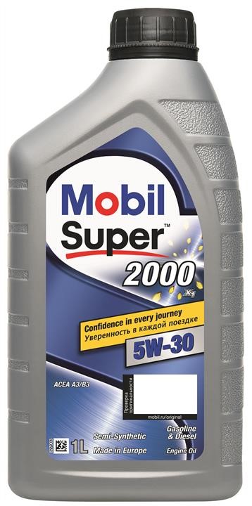 Mobil 155184 Engine oil Mobil Super 2000 X1 5W-30, 1L 155184: Buy near me in Poland at 2407.PL - Good price!