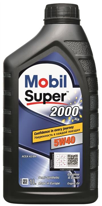 Mobil 155338 Engine oil Mobil Super 2000 X3 5W-40, 1L 155338: Buy near me in Poland at 2407.PL - Good price!