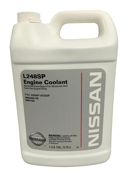 Nissan 999MP-AF000P Antifreeze Nissan Fluid Green L248SP green, concentrate -80, 3,785L 999MPAF000P: Buy near me in Poland at 2407.PL - Good price!