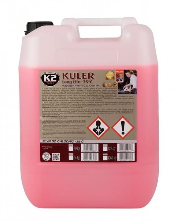 K2 W406C Antifreeze K2 Long Life G12+ red, ready to use -35, 20L W406C: Buy near me in Poland at 2407.PL - Good price!