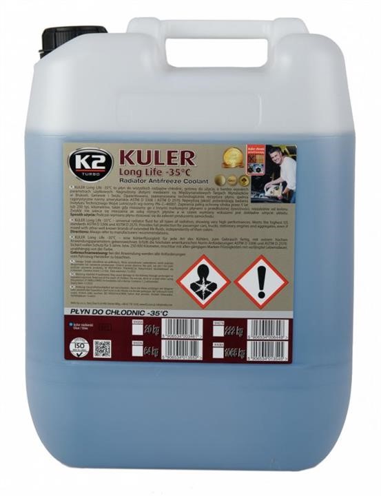 K2 W406N Antifreeze K2 Nano G11 blue, ready to use -35, 20L W406N: Buy near me at 2407.PL in Poland at an Affordable price!