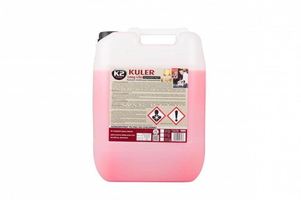 K2 W416C Antifreeze K2 Long Life G12+ red, concentrate, 20L W416C: Buy near me in Poland at 2407.PL - Good price!