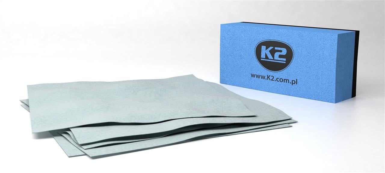 K2 G039 Губка для керамического покрытия 9x4,5х2,5 см + салфетки из микрофибры 5 шт. G039: Отличная цена - Купить в Польше на 2407.PL!