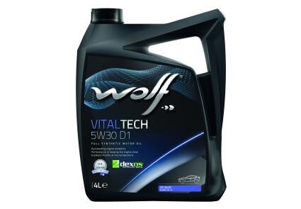 Wolf 8332340 Engine oil Wolf VITALTECH D1 5W-30, 4L 8332340: Buy near me in Poland at 2407.PL - Good price!