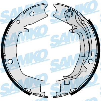 Samko 81062 Parking brake shoes 81062: Buy near me in Poland at 2407.PL - Good price!