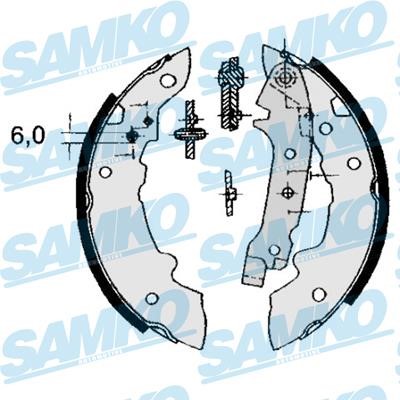 Samko 84320 Brake shoe set 84320: Buy near me in Poland at 2407.PL - Good price!