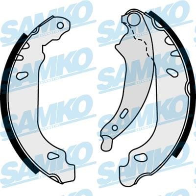 Samko 87490 Brake shoe set 87490: Buy near me in Poland at 2407.PL - Good price!