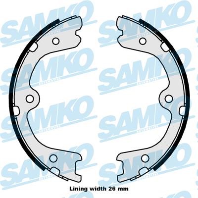 Samko 89880 Parking brake pads kit 89880: Buy near me in Poland at 2407.PL - Good price!