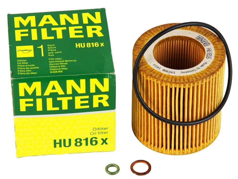 Масляный фильтр Mann-Filter HU 816 X