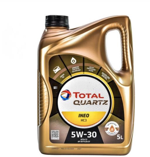 Olej silnikowy Total QUARTZ INEO MC3 5W-30, 5L Total 213698