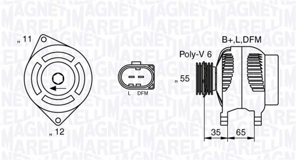 Generator Magneti marelli 063377014010