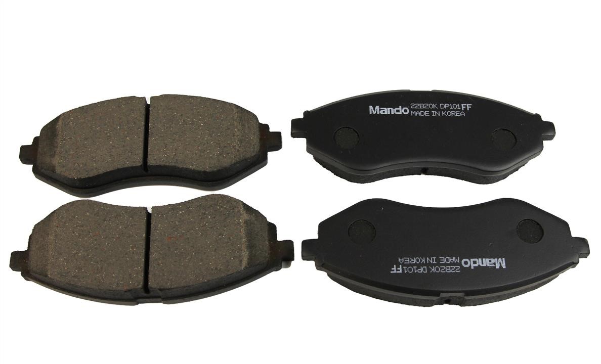 Mando MPD16 Brake Pad Set, disc brake MPD16: Buy near me in Poland at 2407.PL - Good price!