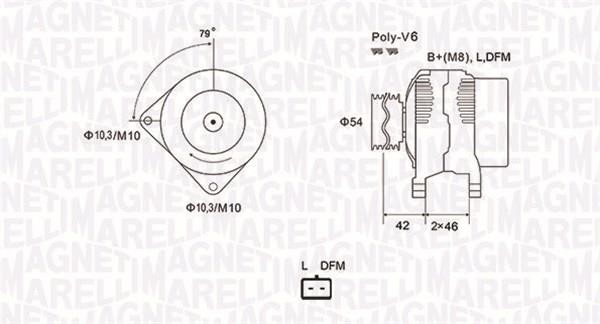 Magneti marelli 063731850010 Генератор 063731850010: Отличная цена - Купить в Польше на 2407.PL!