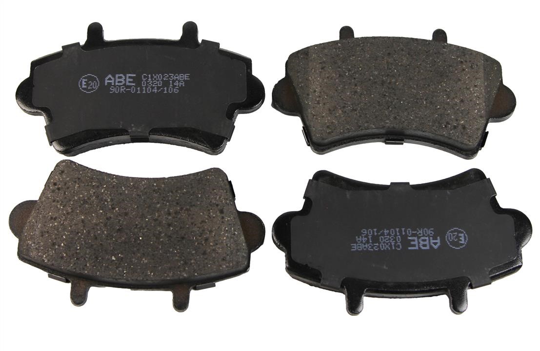 ABE C1X023ABE Front disc brake pads, set C1X023ABE: Buy near me in Poland at 2407.PL - Good price!