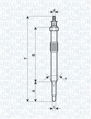 Magneti marelli 062900049304 Glow plug 062900049304: Buy near me at 2407.PL in Poland at an Affordable price!