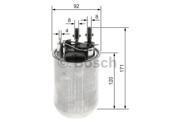 Fuel filter Bosch F 026 402 200