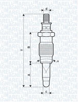Magneti marelli 062900005304 Glow plug 062900005304: Buy near me at 2407.PL in Poland at an Affordable price!
