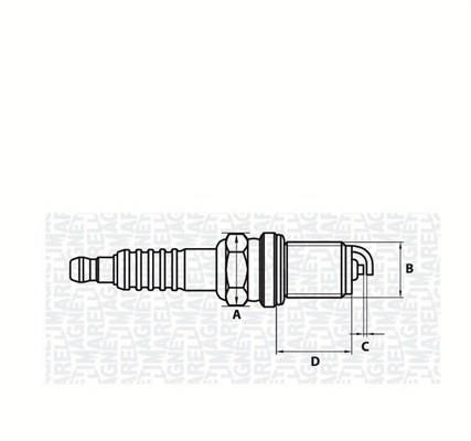 Magneti marelli 062000782304 Spark plug 062000782304: Buy near me at 2407.PL in Poland at an Affordable price!
