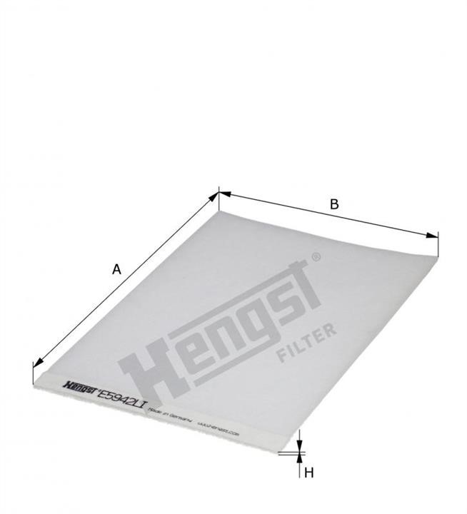E5942LI Hengst Innenraumfilter