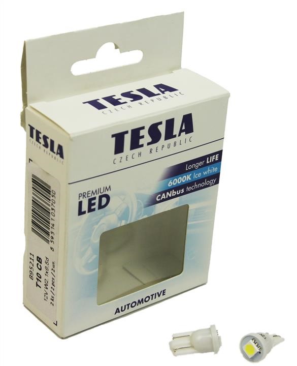 Lampa led t10 12v w2,1x9,5d (2 szt.) Tesla B95211