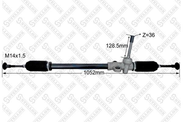 Stellox 31-37270-SX Steering rack 3137270SX: Buy near me in Poland at 2407.PL - Good price!