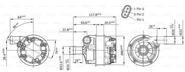 Bosch Additional coolant pump – price [object Object] PLN