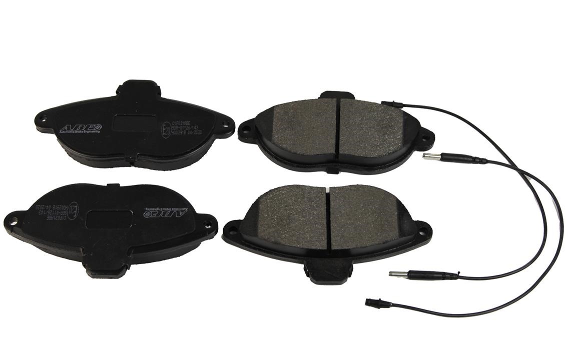 C1F031ABE ABE Front disc brake pads, set