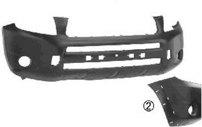 Sat ST-TYY3-000-C0 Front bumper STTYY3000C0: Buy near me in Poland at 2407.PL - Good price!