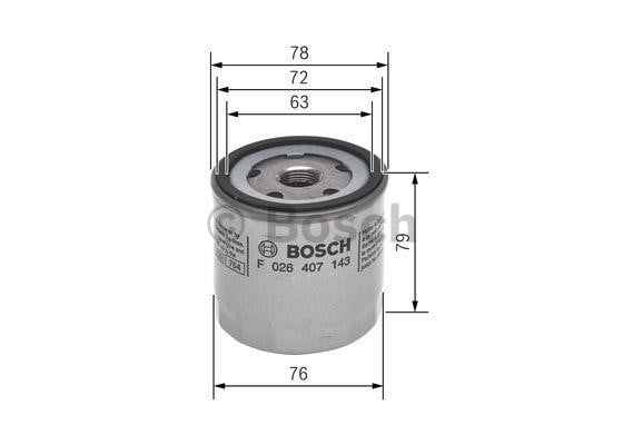 Bosch Filtr oleju – cena 28 PLN