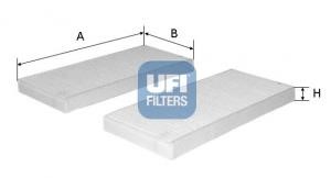 Ufi 53.311.00 Filter, interior air 5331100: Buy near me in Poland at 2407.PL - Good price!