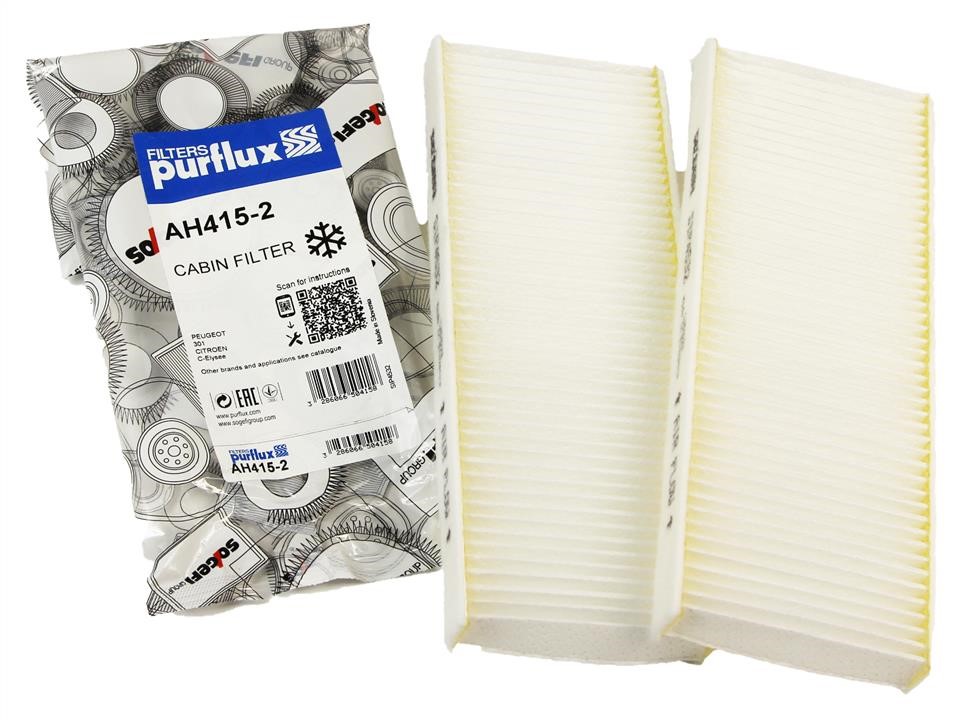 Cabin filter Purflux AH415-2