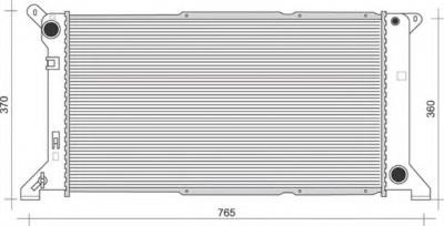 Ford 81AB-8005-NC Radiator, engine cooling 81AB8005NC: Buy near me at 2407.PL in Poland at an Affordable price!