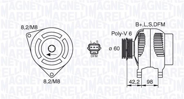 Magneti marelli 063380009010 Alternator 063380009010: Dobra cena w Polsce na 2407.PL - Kup Teraz!